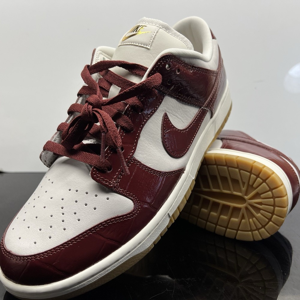 Nike Dunk Low LX Crocodile Dark Team Red Mens 11 , Women's 12.5